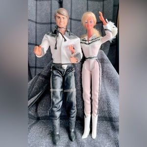 Western Barbie and Ken vintage dolls
